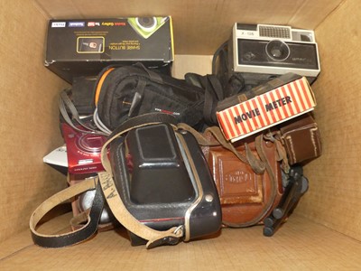 Lot 563A - A collection of assorted cameras and...
