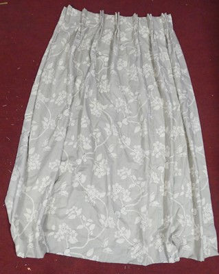 Lot 604 - A pair of linen curtains, in Vanessa...