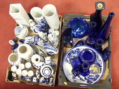 Lot 610 - Two boxes of miscellaneous items to include...