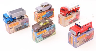 Lot 799 - Matchbox Superfast 75 series group of eight to...