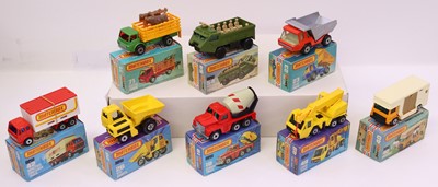 Lot 801 - Matchbox Superfast 75 series group of eight to...
