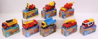 Lot 802 - Matchbox Superfast 75 series group of eight to...