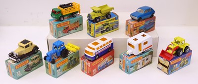 Lot 805 - Matchbox Superfast 75 series group of eight to...