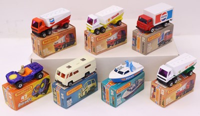 Lot 806 - Matchbox Superfast 75 series group of seven to...