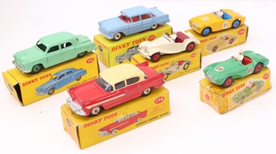Lot 715 - Dinky group of six to include a no.177 Open...