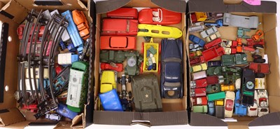 Lot 580 - Corgi Toys, Matchbox and others 3 small trays...