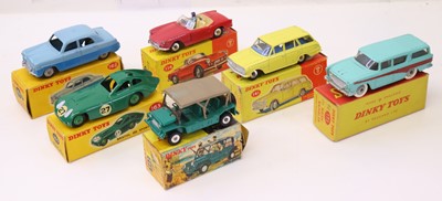 Lot 718 - Dinky Toys group of six to include a no.342...