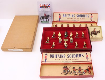 Lot 939 - Britains a small collection of military sets...