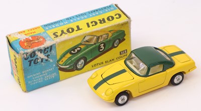 Lot 533 - Corgi Toys No. 319 Lotus Elan Coupe,...