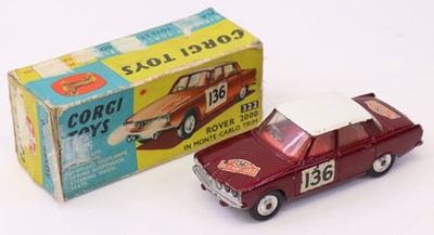 Lot 541 - Corgi Toys No.322 Rover 2000 "Rallye Monte...
