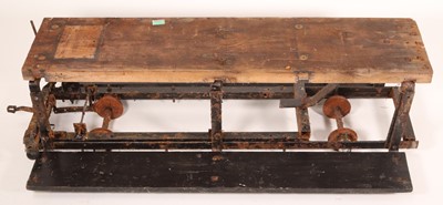Lot 33 - 5-inch gauge four-wheeled braking carriage,...