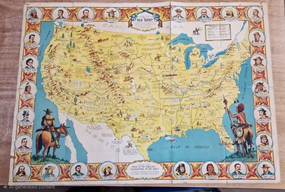 Lot 1006 - Loose Wild West pioneering trails Poster....