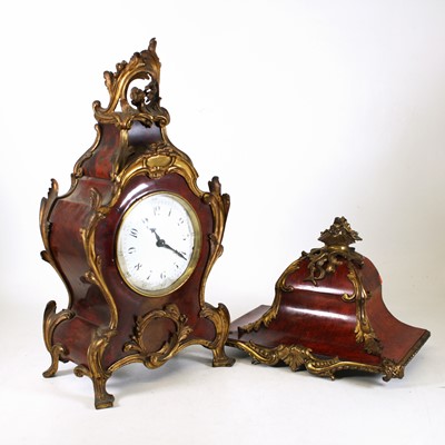 Lot 33 - A late 19th century Rococo gilt-metal mounted...