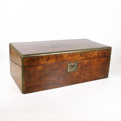 Lot 20 - A Victorian pollard oak and brass strung...