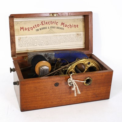 Lot 18 - A late 19th century American Magneto-Electric...