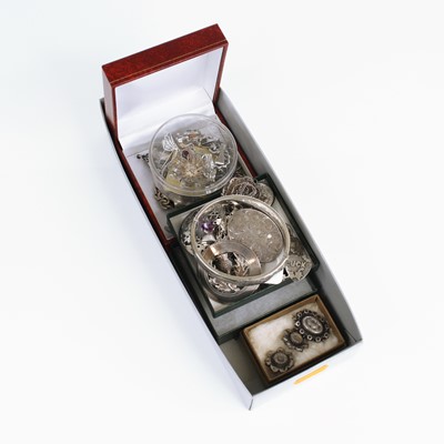 Lot 307 - A late Victorian Scottish silver brooch, the...