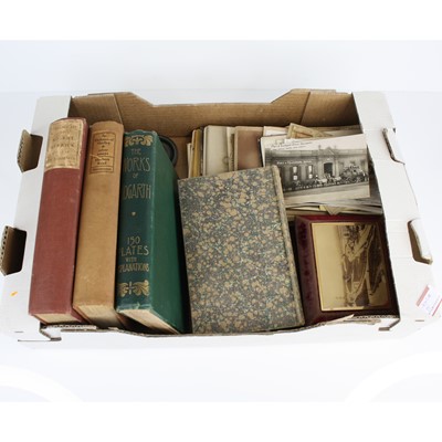 Lot 283 - A Victorian velvet clad box, the hinged cover...