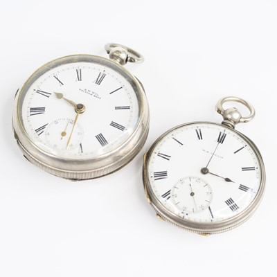 Lot 378 - An early 20th century white metal cased pocket...