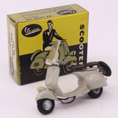 Lot 842 - Tekno No.442 Vespa Scooter, in grey, clear...