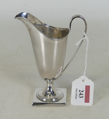 Lot 243 - An Elizabeth II silver pedestal cream jug, of...