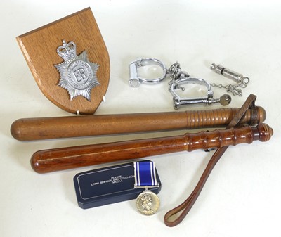 Lot 285 - Police memorabilia; a Queen Elizabeth II...