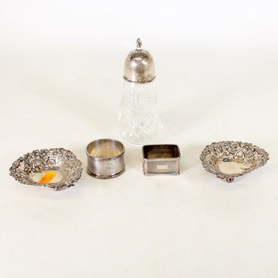 Lot 263 - A pair of Victorian silver dressing table...
