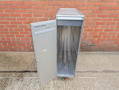 Lot 12 - A British Airways galley trolley, a full-size...