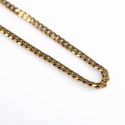 Lot 2068 - A9ct yellow gold filed curb link chain with...