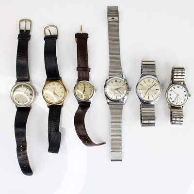 Lot 294 - A gentleman's Corvette steel cased wristwatch,...