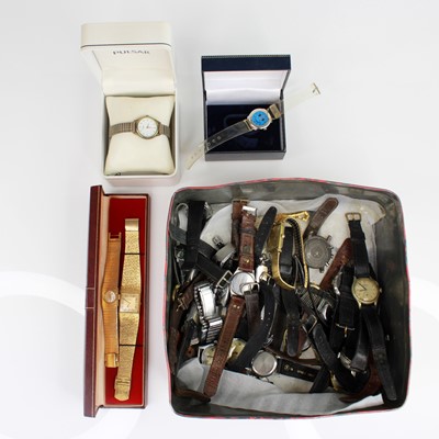 Lot 282 - A gentleman's Rotary Super-Sports steel cased...