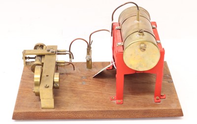 Lot 12 - Believed to be a scratch-built stationary...