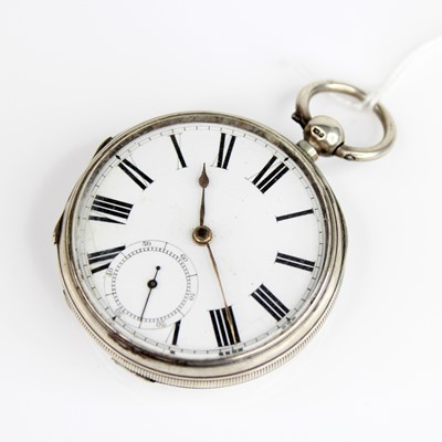 Lot 321 - A Victorian silver cased open face pocket...