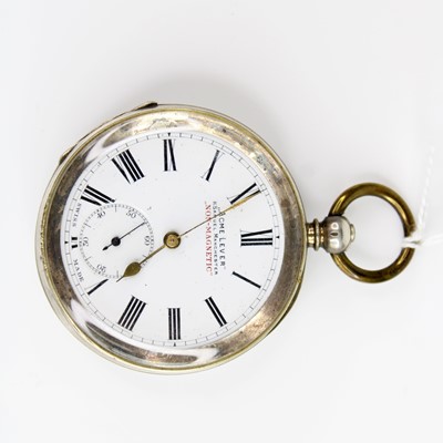 Lot 319 - An early 20th century Continental silver cased...