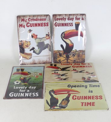 Lot 64 - A collection of five reproduction transfer...