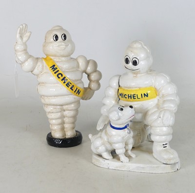 Lot 66 - A reproduction painted cast iron figure of the...