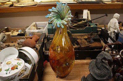 Lot 128 - A contemporary Murano glass vase, with...