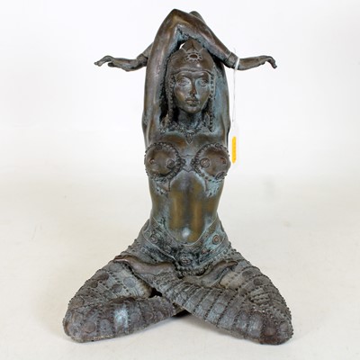 Lot 154 - After Demetre Chiparus, The Temple Goddess,...