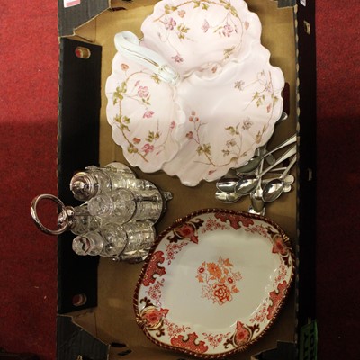 Lot 160 - Mixed lot to include assorted plated teaspoons,...