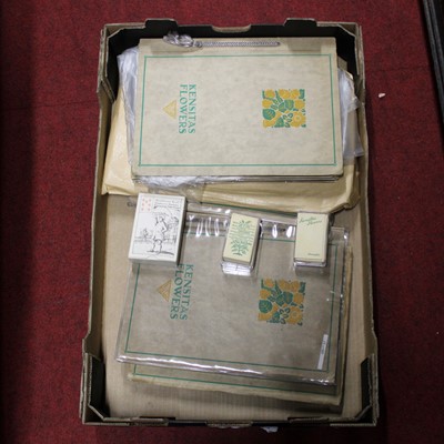 Lot 177 - A collection of Kensitas Flowers silk...