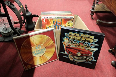 Lot 188 - A box of assorted LPs largely being...