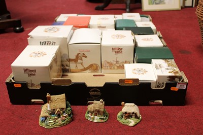 Lot 193 - Two boxes of assorted boxed Lilliput Lane...