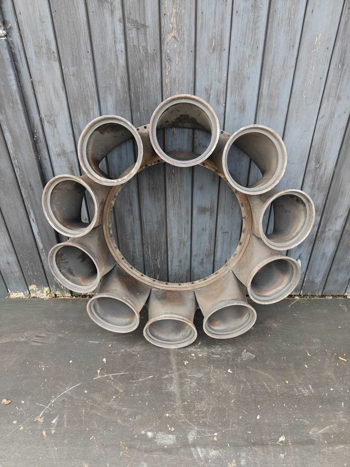 Lot 11 - A De Havilland Ghost Jet Engine Manifold, from...