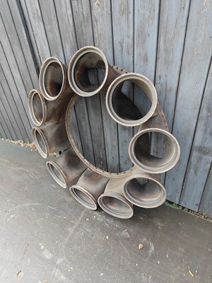 Lot 11 - A De Havilland Ghost Jet Engine Manifold, from...