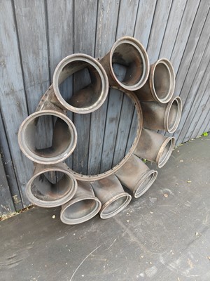 Lot 11 - A De Havilland Ghost Jet Engine Manifold, from...