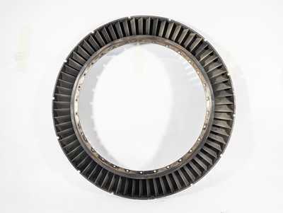 Lot 31 - A large Boeing 737 Jet Engine Vane Ring, being...