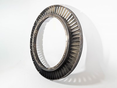 Lot 31 - A large Boeing 737 Jet Engine Vane Ring, being...