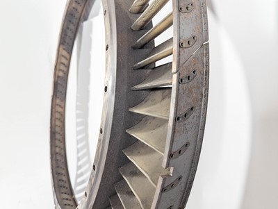 Lot 31 - A large Boeing 737 Jet Engine Vane Ring, being...