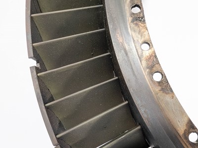 Lot 31 - A large Boeing 737 Jet Engine Vane Ring, being...