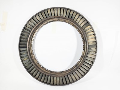 Lot 31 - A large Boeing 737 Jet Engine Vane Ring, being...