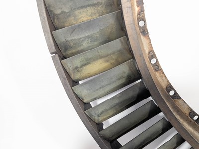 Lot 31 - A large Boeing 737 Jet Engine Vane Ring, being...